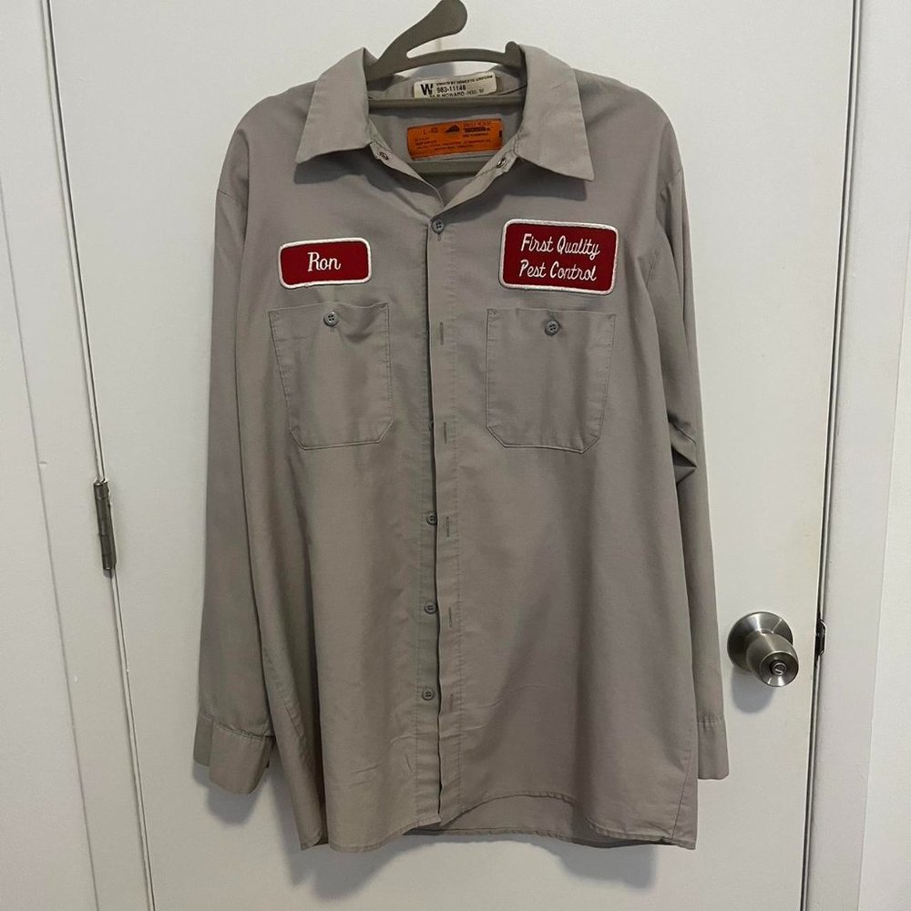 First quality pest control shirt, Ron